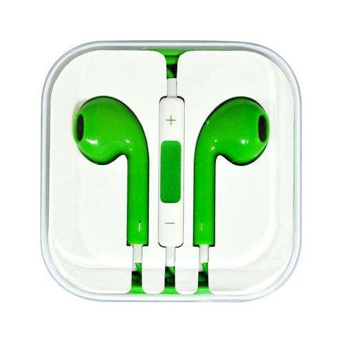iPhone 5 Earphones Earpods iPhone Samsung Blackberry Compatible GREEN